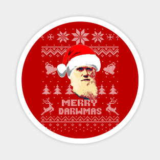 Charles Darwin Merry Darwmas Magnet